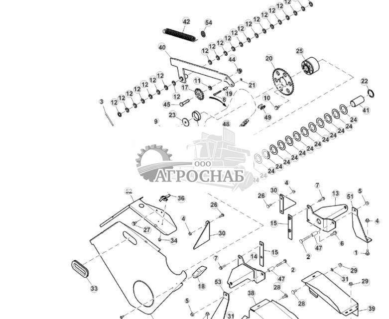 Рама подборщика  сталкиватели, подборщик MegaWide™ Plus (22) - ST898510 76.jpg